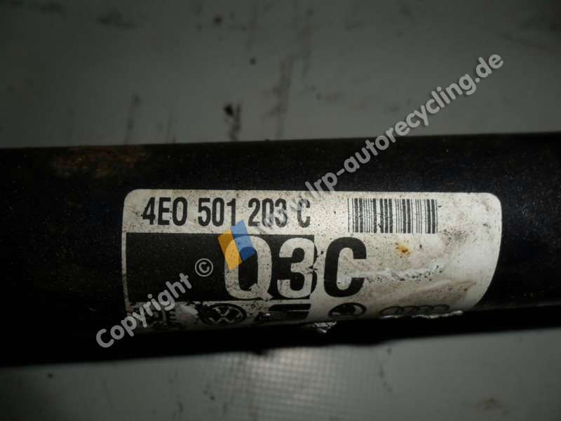 Audi A8 D3 4E BJ2005 original Antriebswelle Gelenkwelle hinten links 4E0501203C